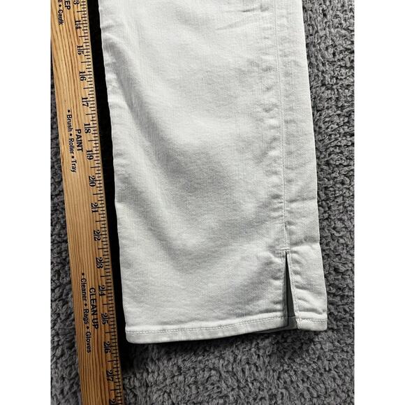 Nydj Jeans Women 6 Marilyn Straight Mid Rise Lift Tuck Classic Modern Mint Green - Picture 5 of 11